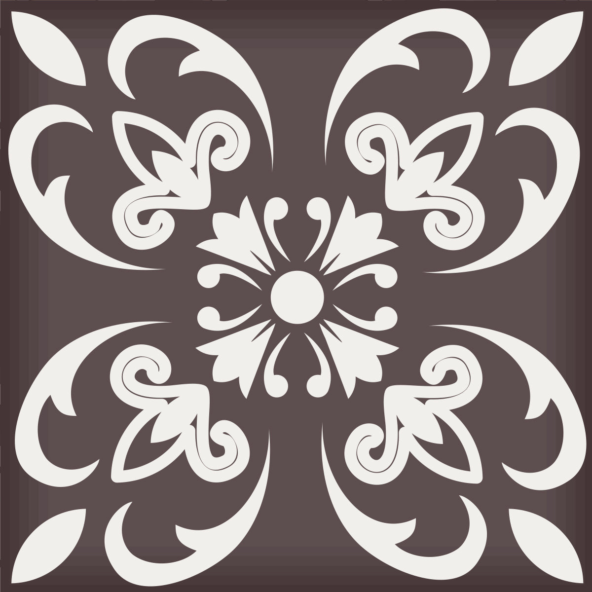 5" X 5" Light Brown And White Mosaic Peel And Stick Removable Tiles-7