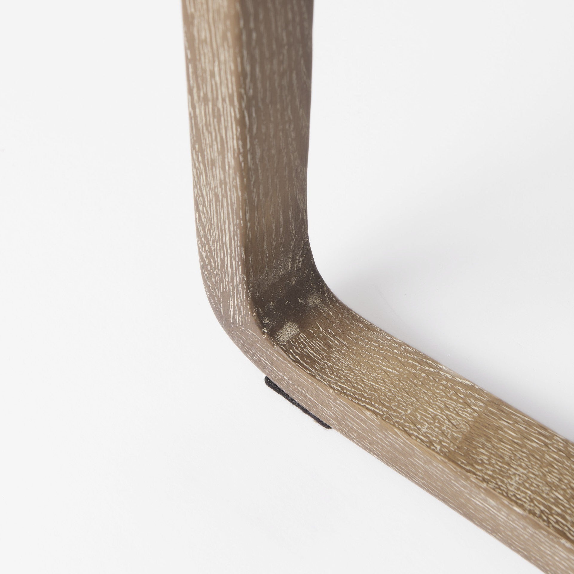 34" Beige And Wood Brown Fabric Lounge Chair-6