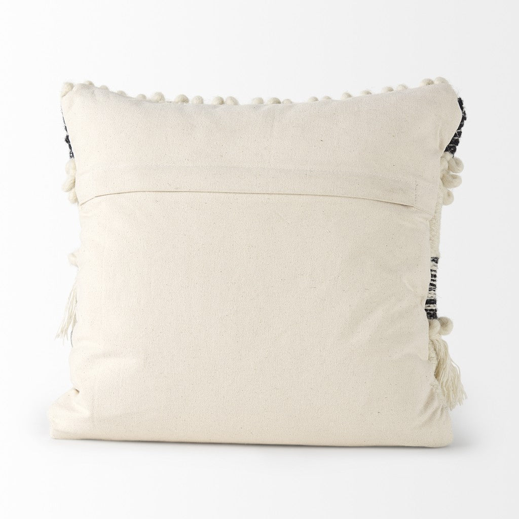 Boho Black And White Accent Pillow Cover-4