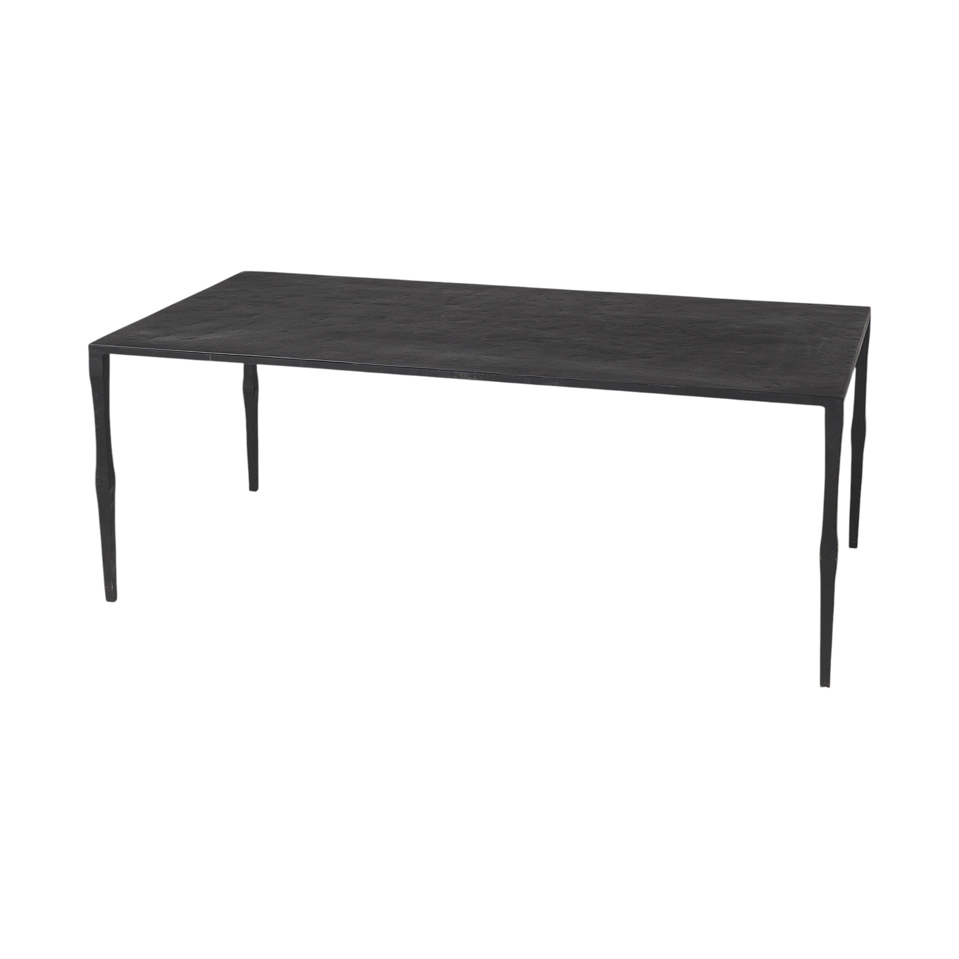 22" Black Iron Coffee Table-1