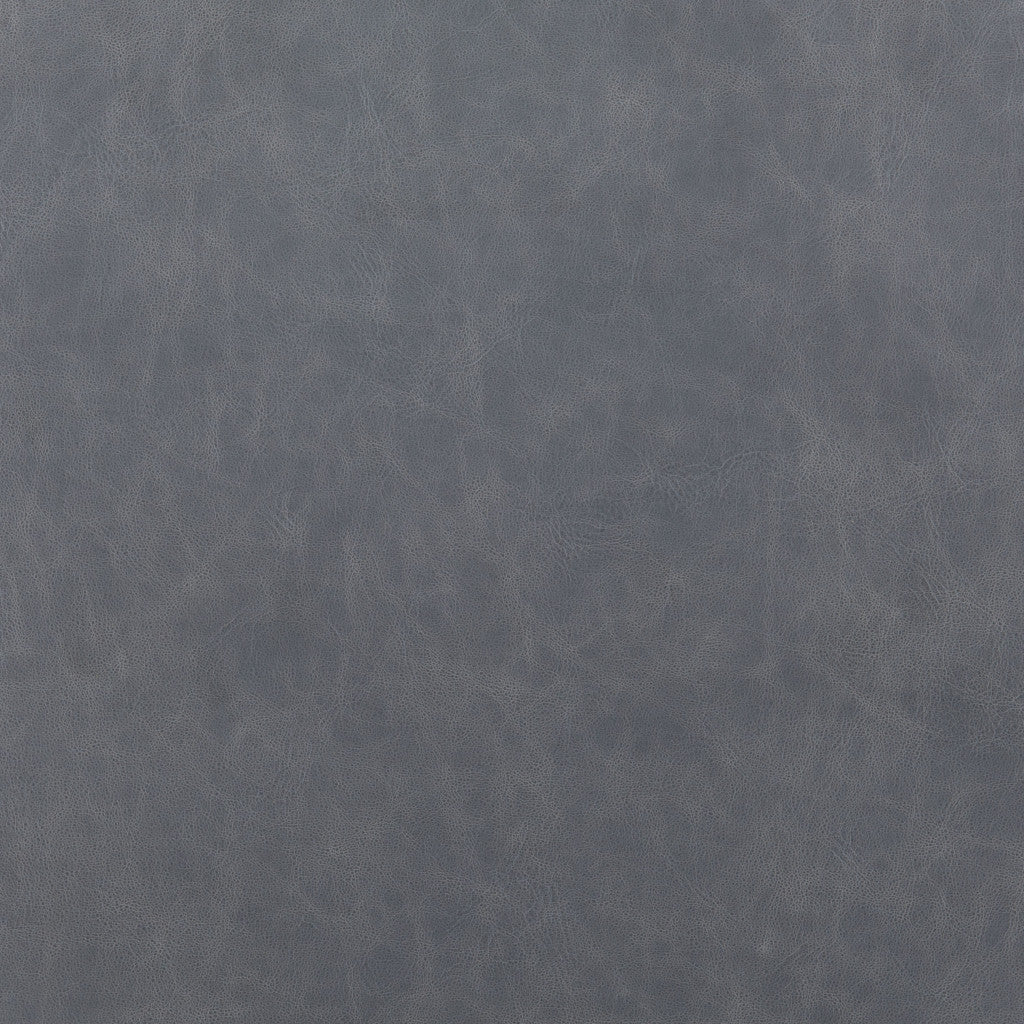 Set of Two Gray And Black Upholstered Faux Leather Dining Side Chairs-7