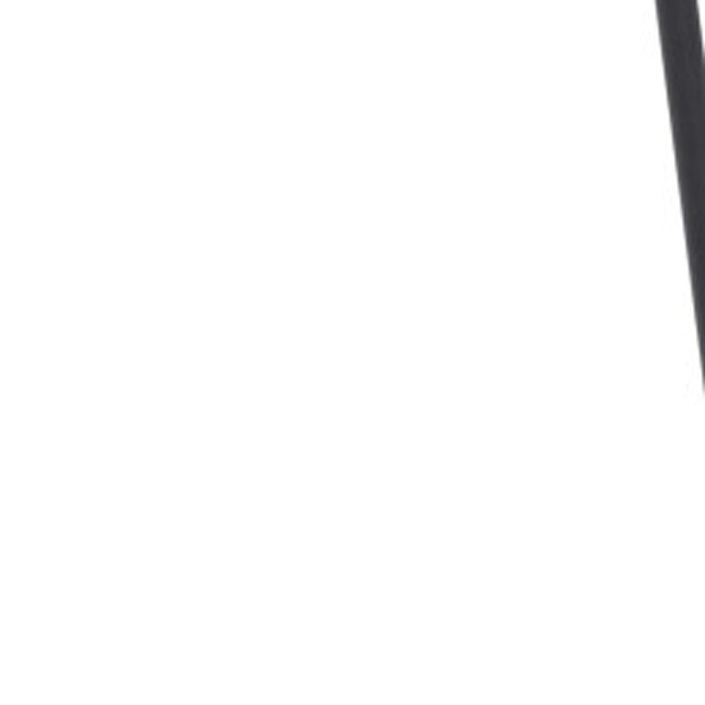 26" White And Black Steel Low Back Counter Height Bar Chair-5