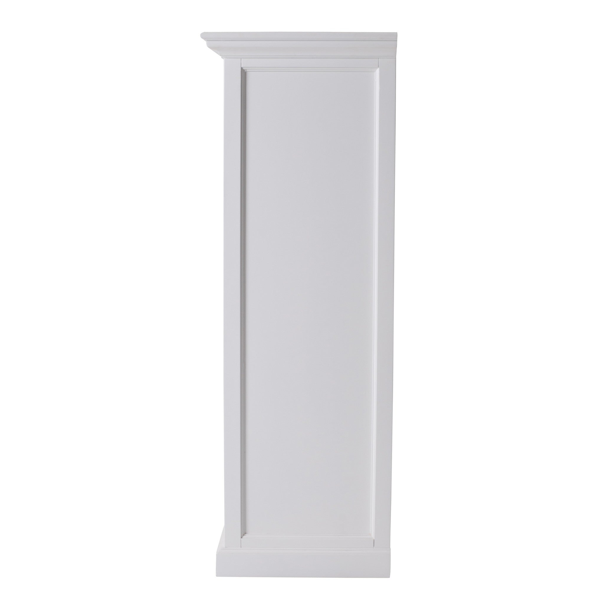 52" White Two Drawer Storage Cabinet With Baskets-6