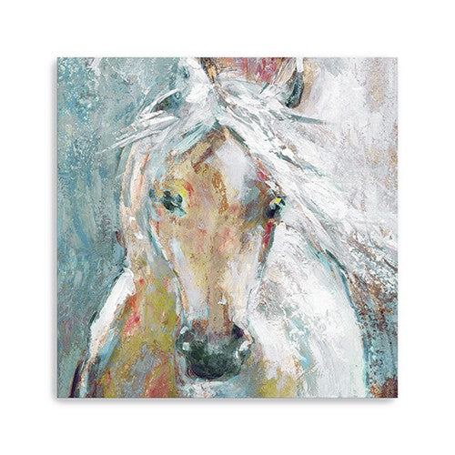 Whimsical Horse Unframed Print Wall Art-0