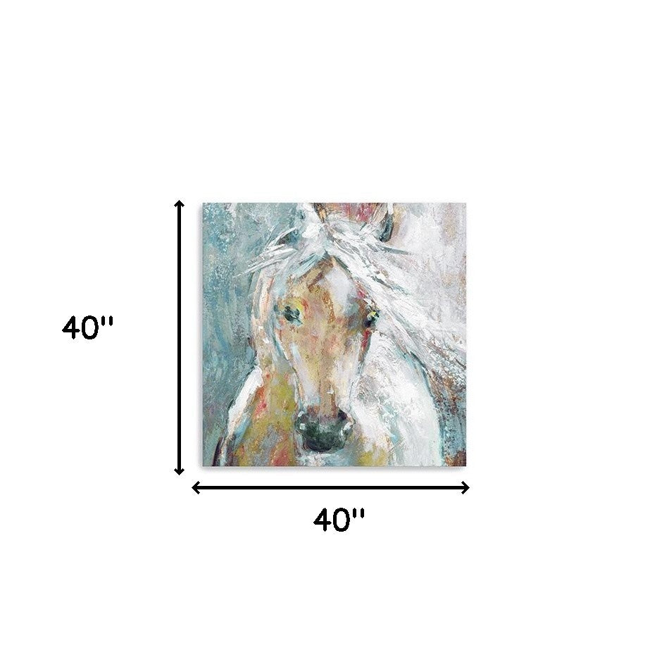 Whimsical Horse Unframed Print Wall Art-7