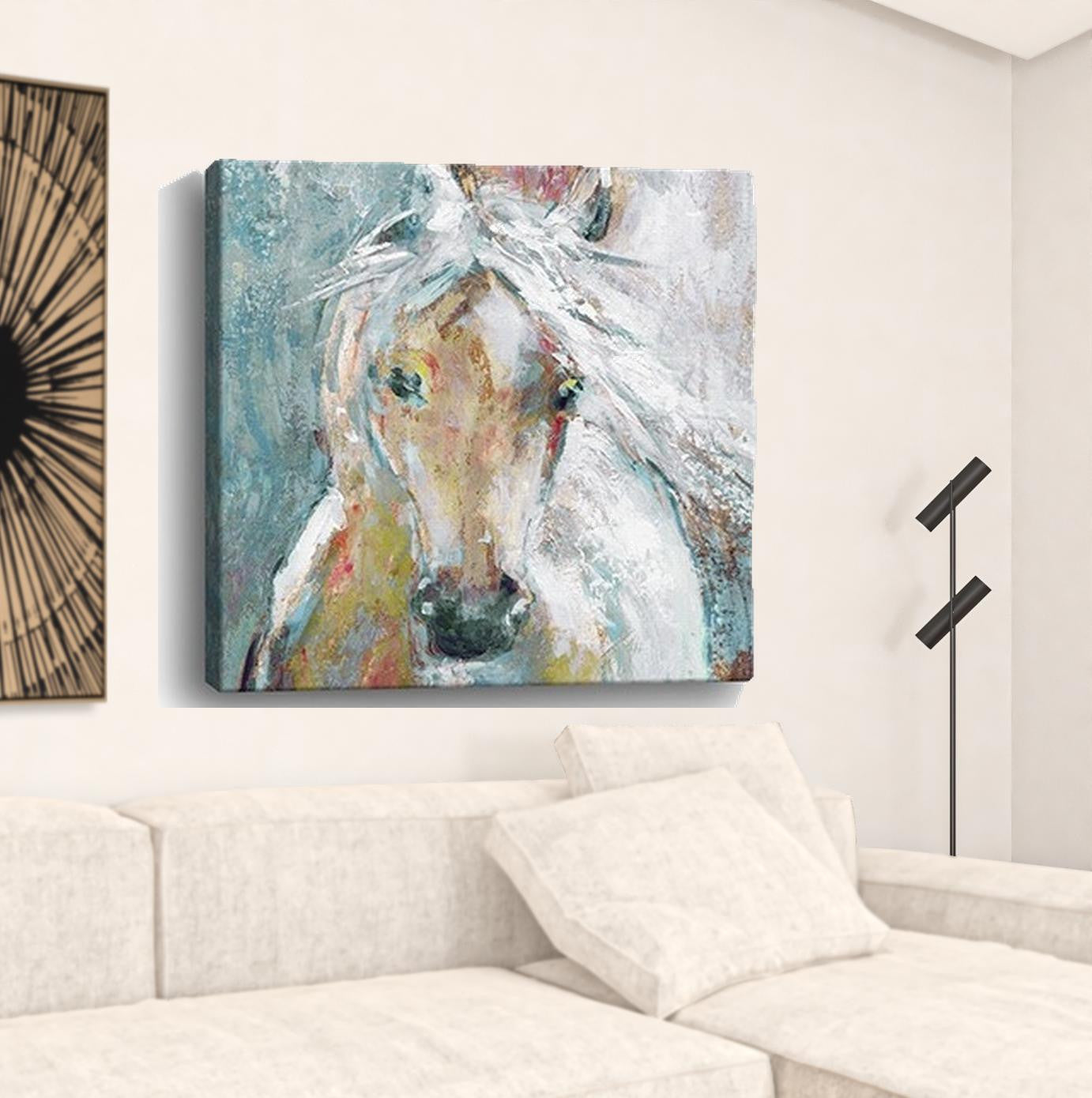 Whimsical Horse Unframed Print Wall Art-3