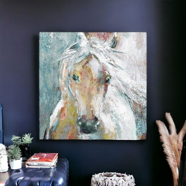 Whimsical Horse Unframed Print Wall Art-4