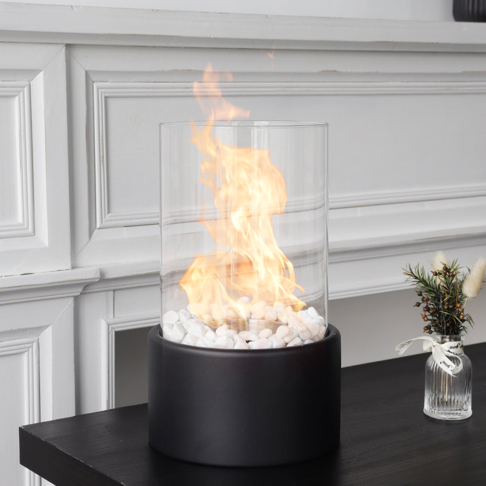 10.5 Inch High Portable Tabletop Fireplace-4