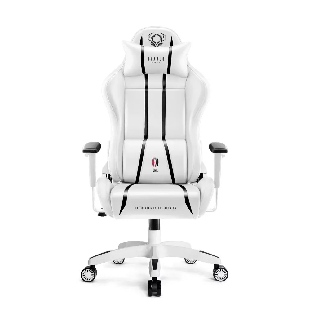 Diablo Chairs X-One 2.0 Normal Gamer szék - Fehér / Fekete (1085)-0