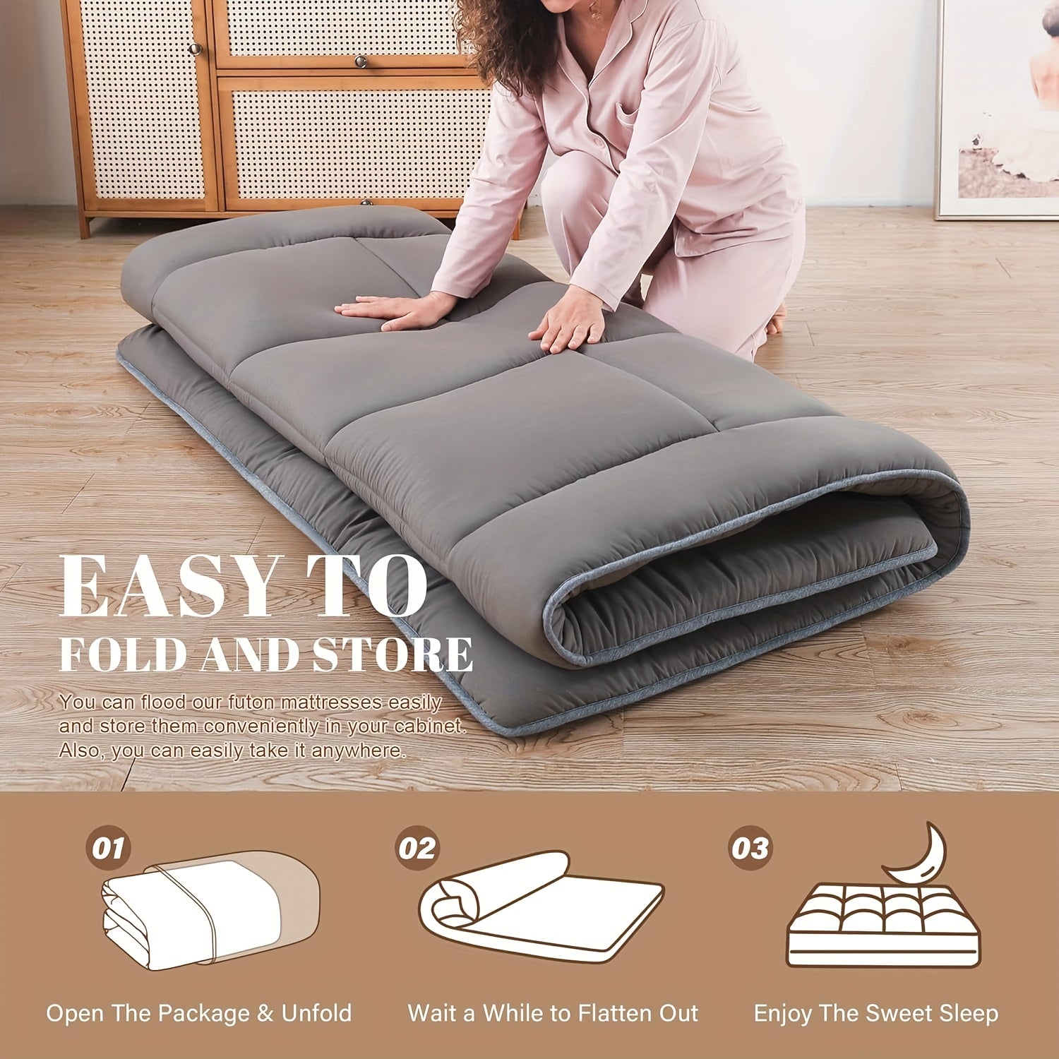 NNETM Tatami Floor Futon Mattress-1