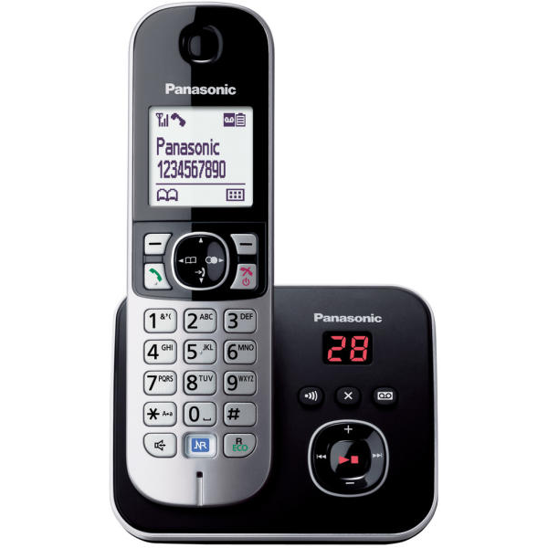 Panasonic KX-TG6821PDB DECT üzenetrögzítős telefon fekete (KX-TG6821PDB)-0