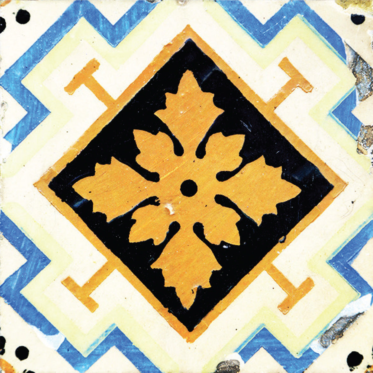 5" x 5" Gold Snowflake Peel and Stick Removable Tiles-3