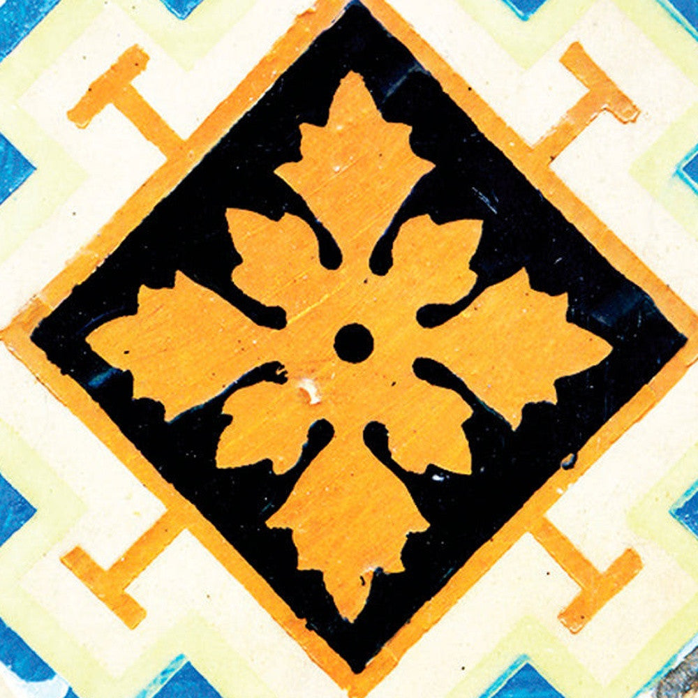 5" x 5" Gold Snowflake Peel and Stick Removable Tiles-2