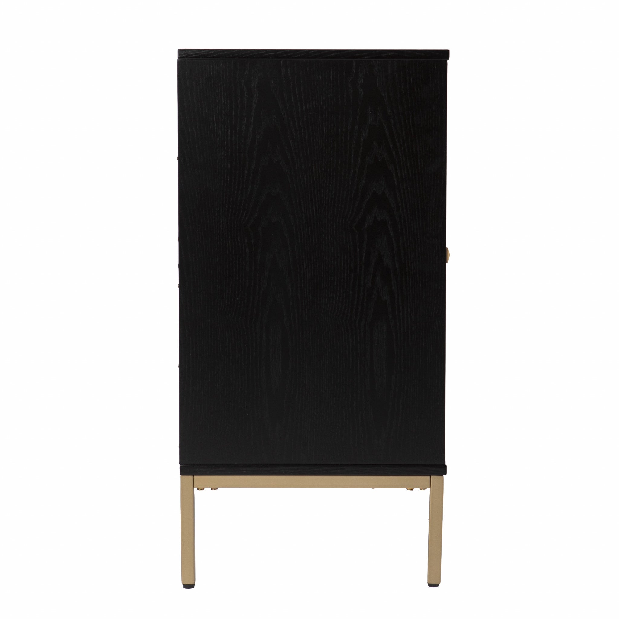 Black and Gold Harlequin Sideboard Storage Cabinet-3