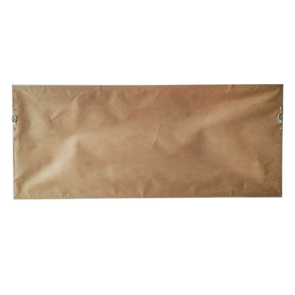 Bold Blue Palms Framed Canvas Wall Art Floater Frame Graphic Art Wall Art-3