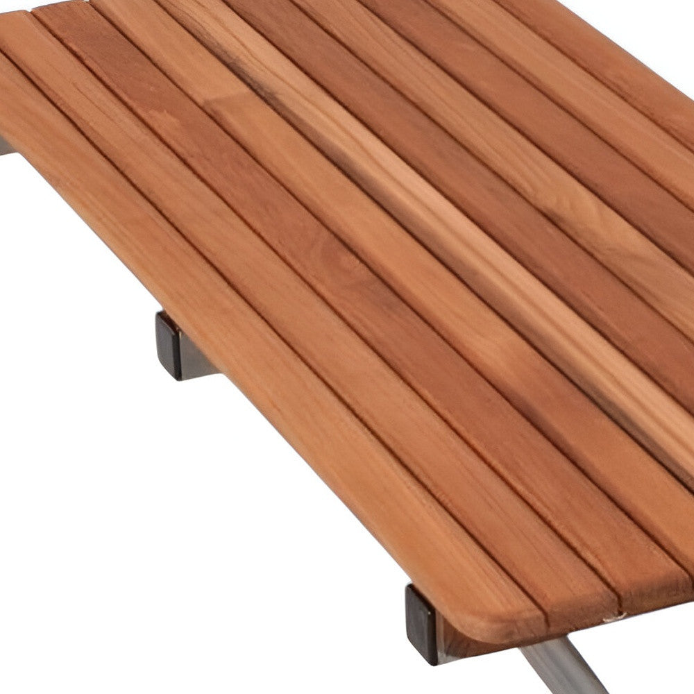 36" Premium Wall Mount Teak Shower Bench-4