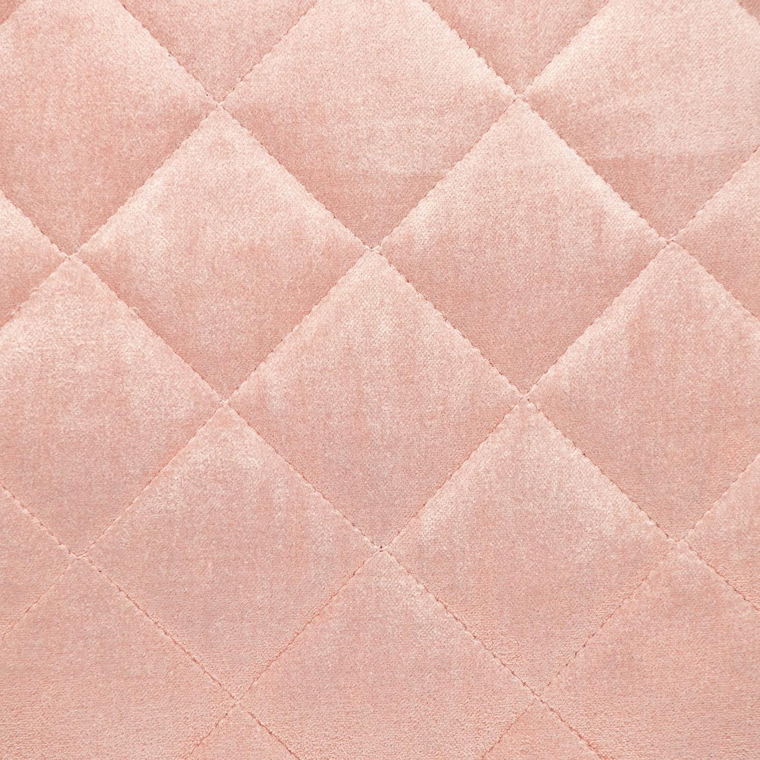 Tufted Diamond Pink Transitional Square Pillow-8