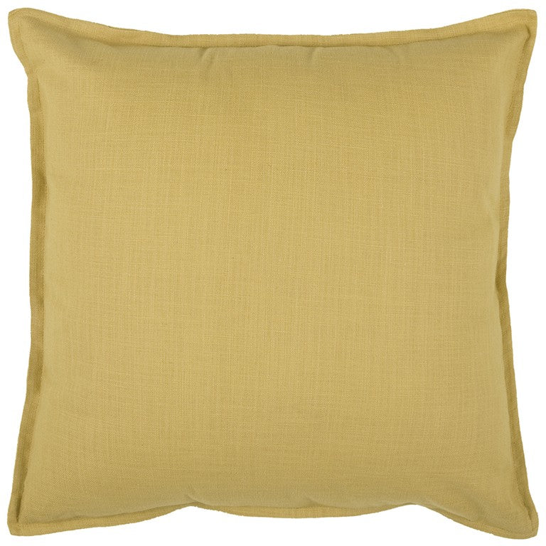 20" Tan Cotton Throw Pillow-0