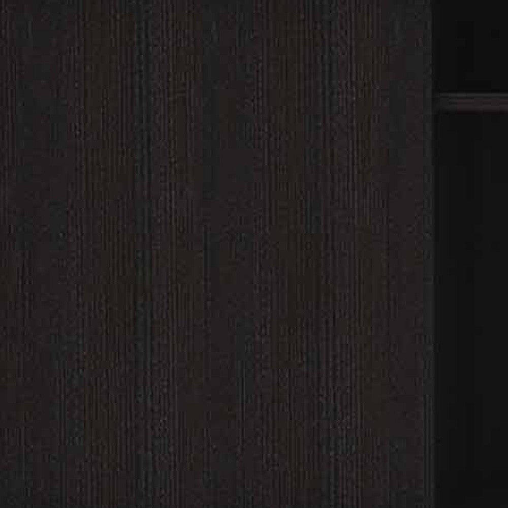 59" Black Open shelving TV Stand-3