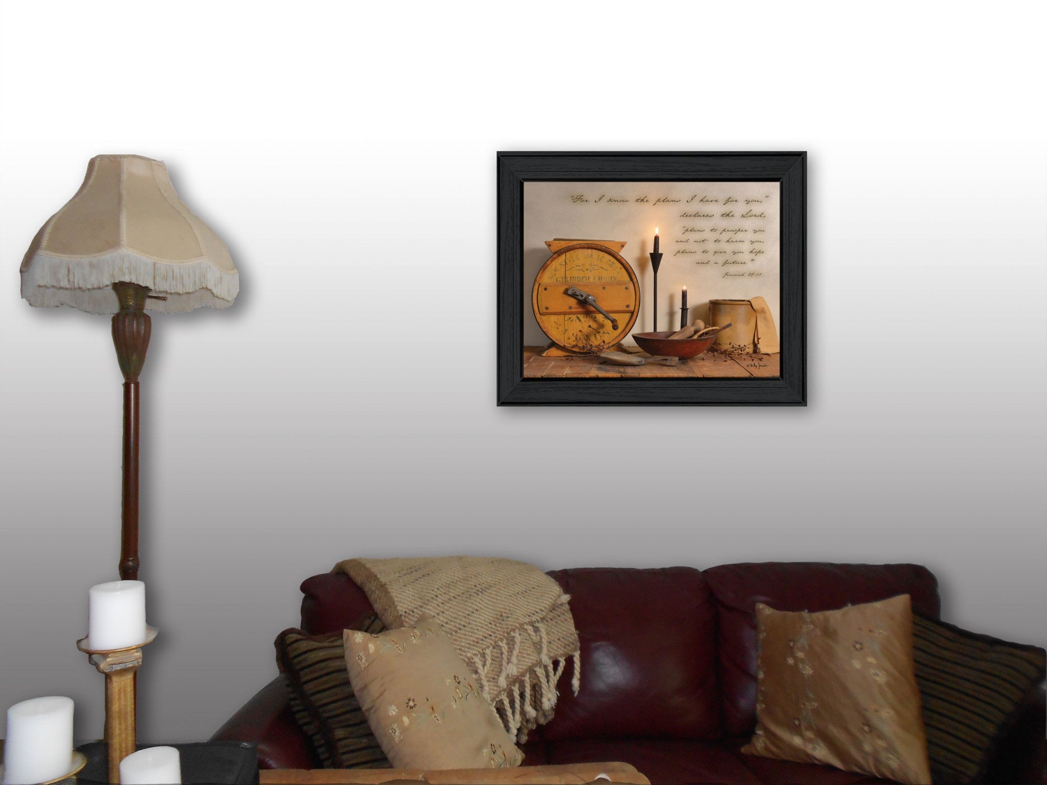 The Plans I have for You 2 Black Framed Print Wall Art-3