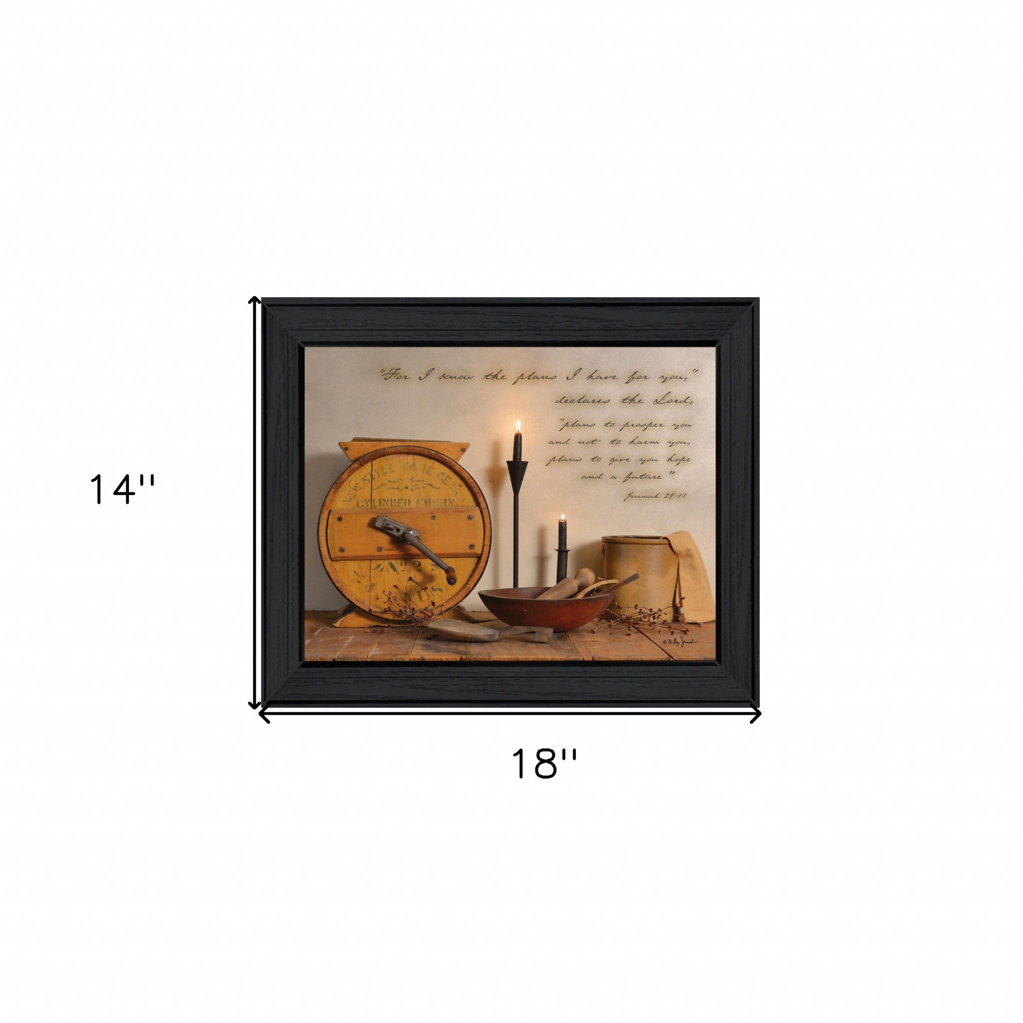 The Plans I have for You 2 Black Framed Print Wall Art-4