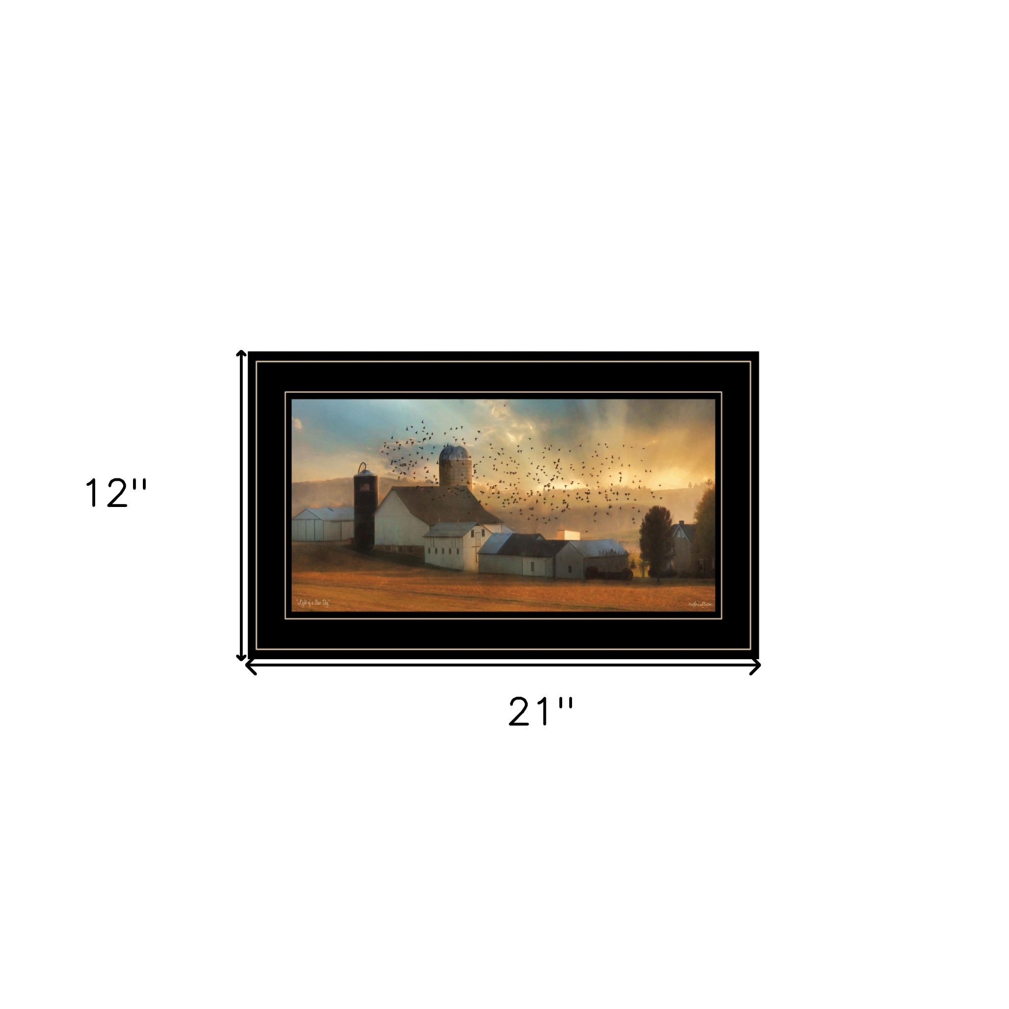 Light of a New Day 3 Black Framed Print Wall Art-5
