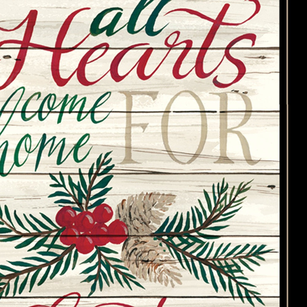 Home For Christmas 2 Black Framed Print Wall Art-2