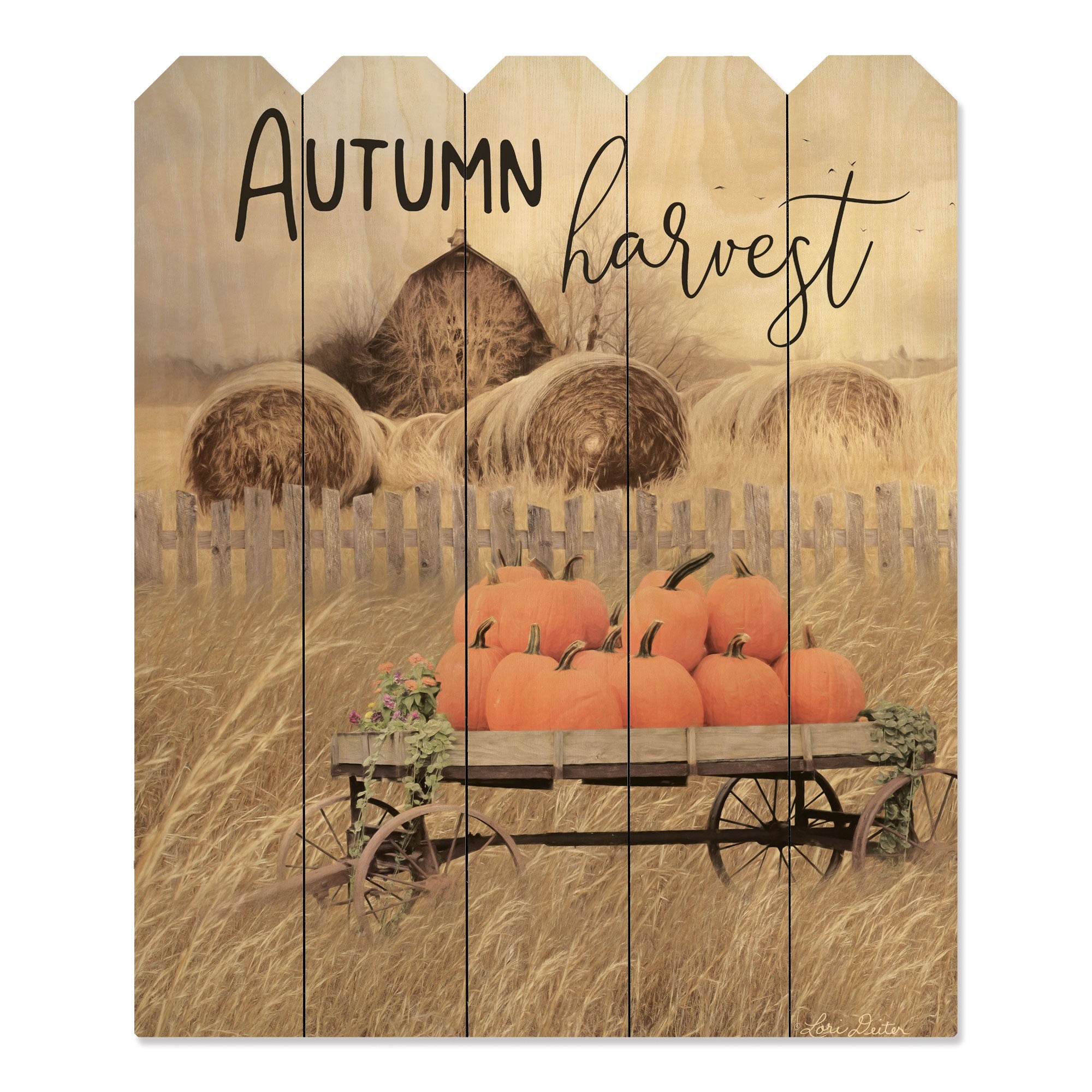 Autumn Harvest Unframed Print Kitchen Wall Art-1