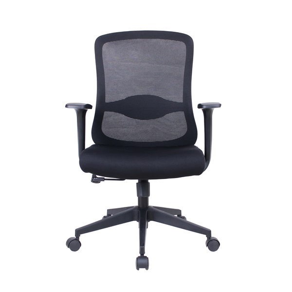 IRISOffice Solara fekete szövet-hálós irodai forgószék fej és háttámasszal (SOLARA FEKETE)-0