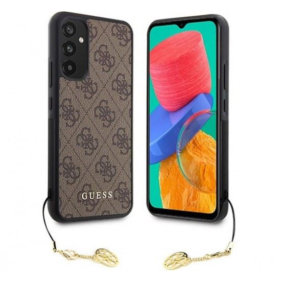 Калъф Guess за Samsung A34 5G A346, кафяв, Charms Collection (GUHCSA34GF4GBR)-0