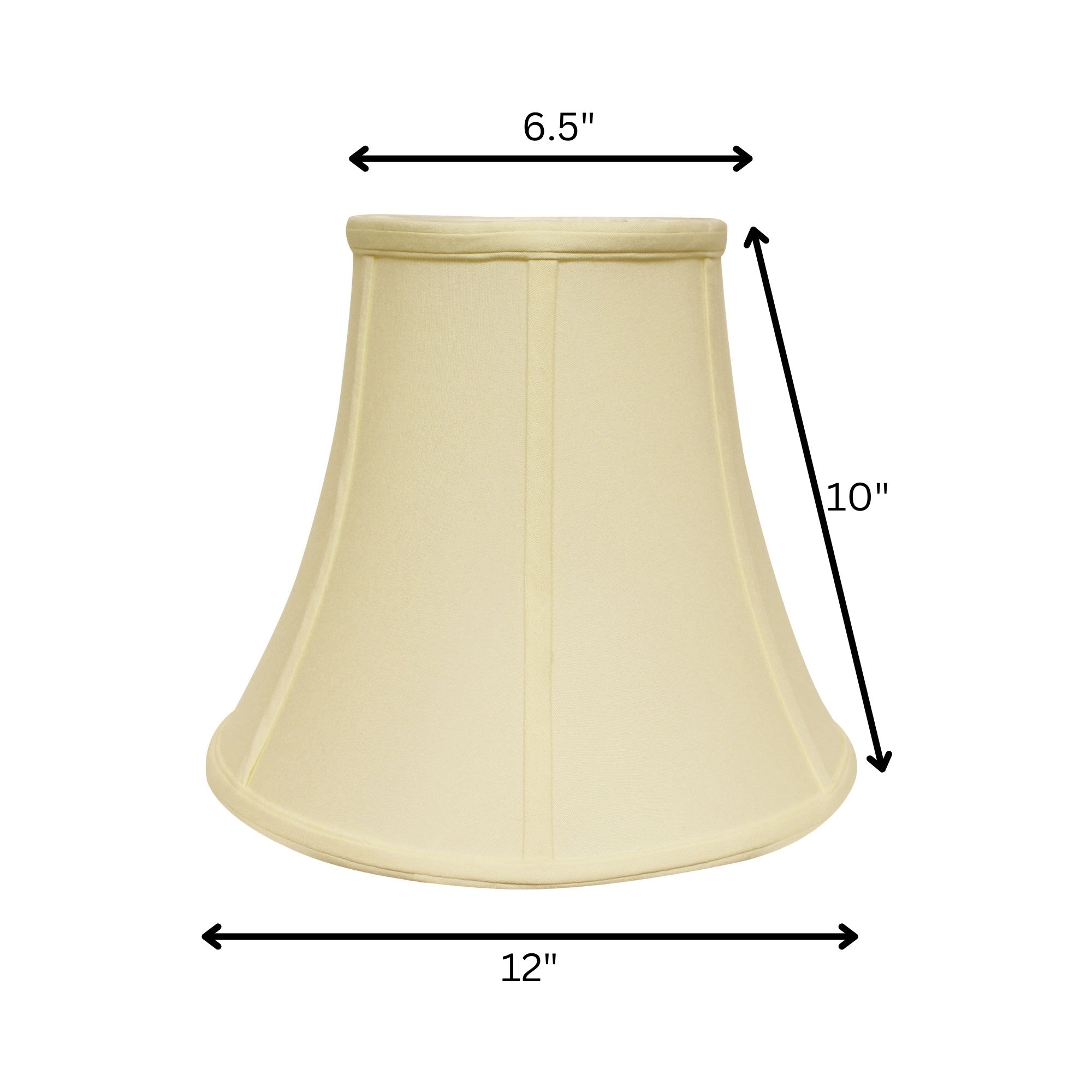 Ivory No Slub Innsbruck Bell Lamp Shade-4