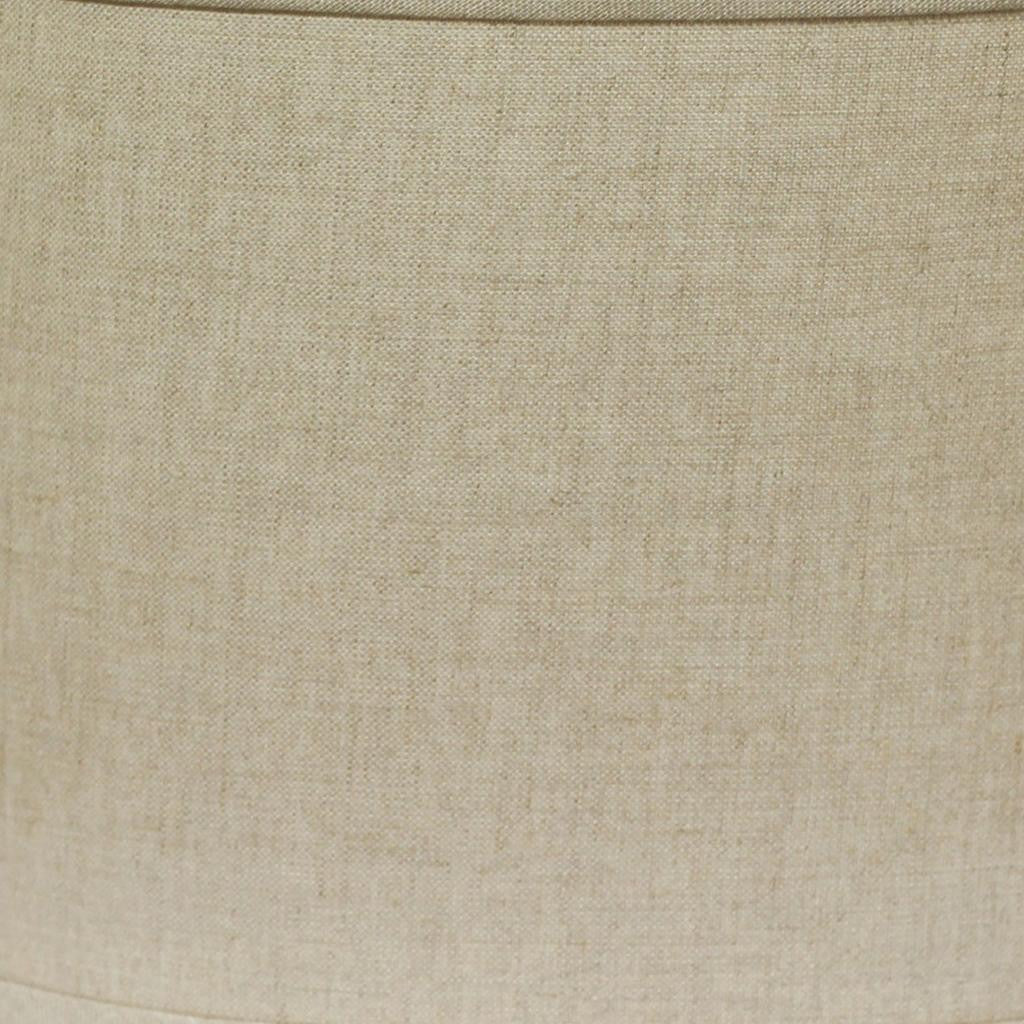 Dark Brown Linen Oval Lamp Shade-6