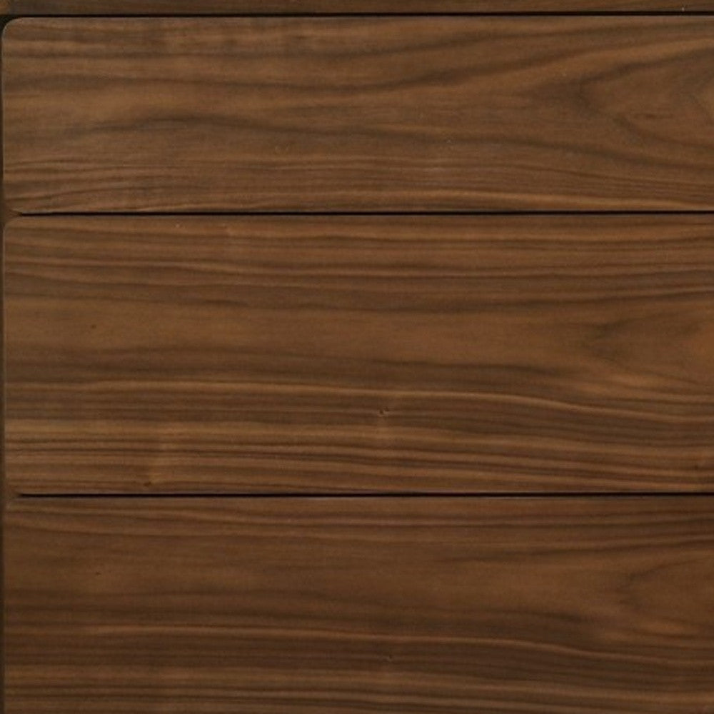 59" Walnut Solid Wood Six Drawer Double Dresser-5