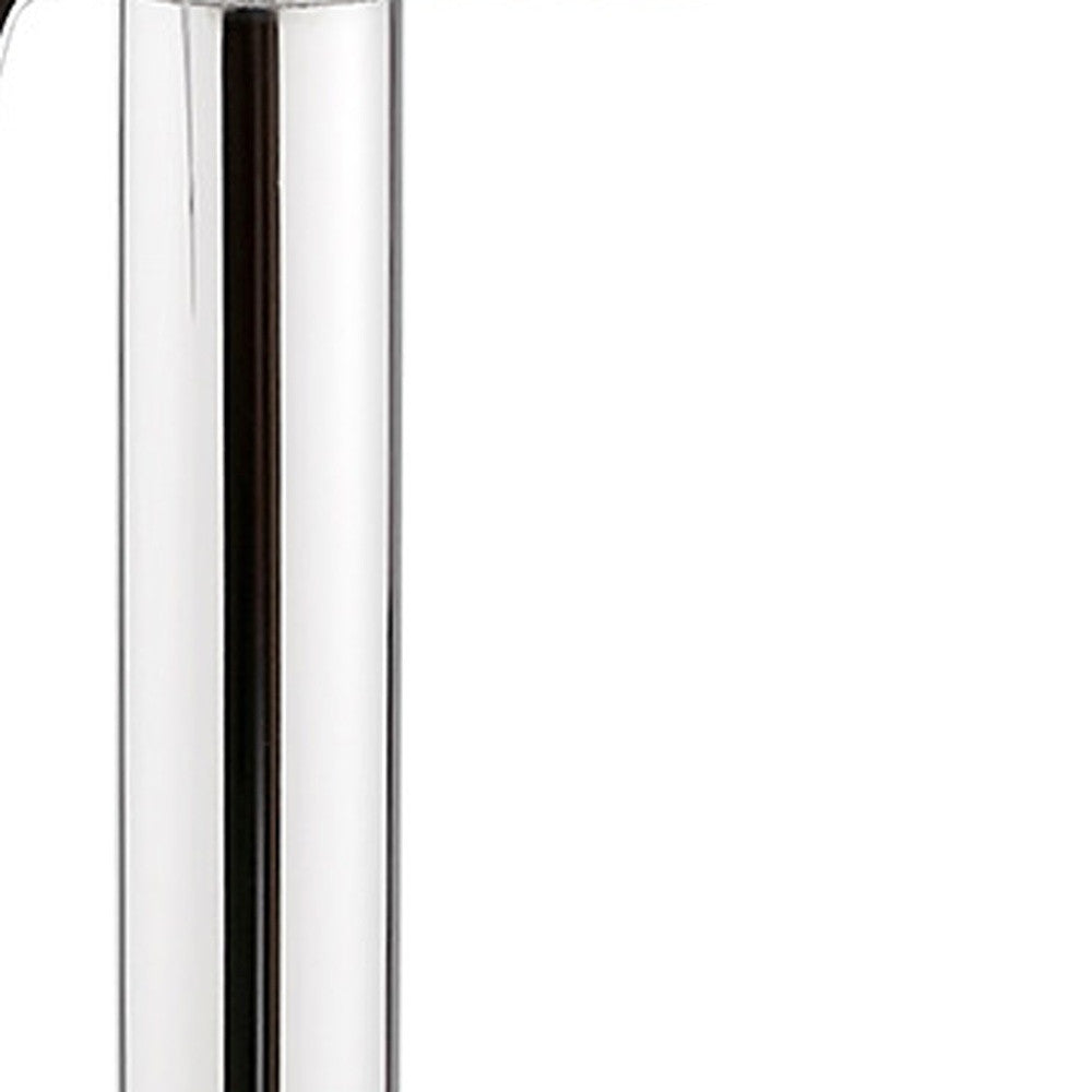 24" Cream And Silver Iron Swivel Adjustable Height Bar Chair-7