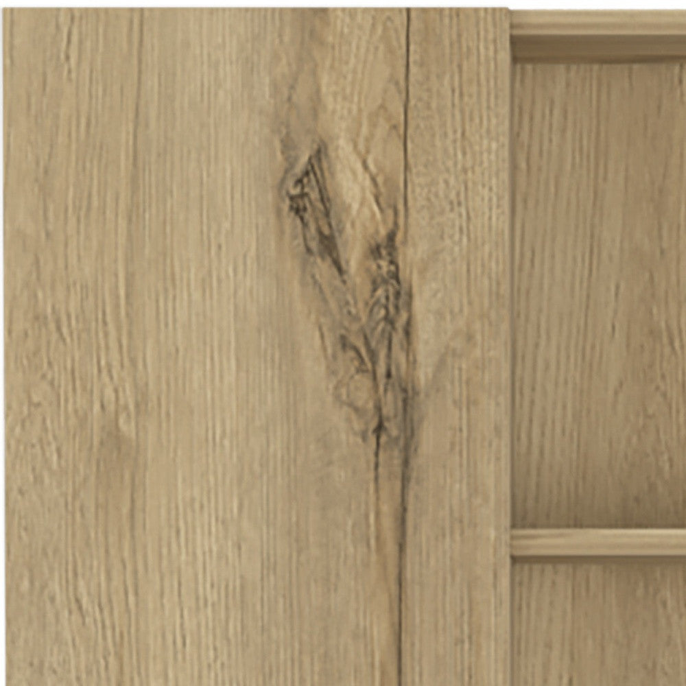 62" Oak Wood Pantry Or Storage Closet-2