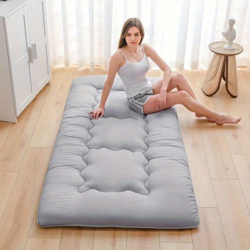 NNETM Foldable Tatami Floor Futon Mattress Pad Grey-3