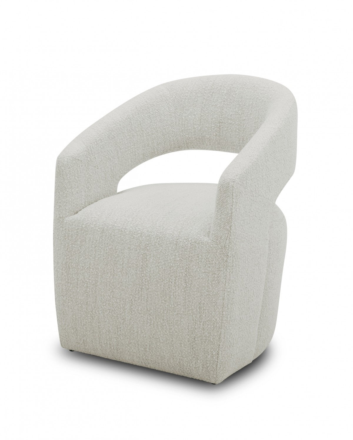 26" Cream Fabric Arm Chair-2