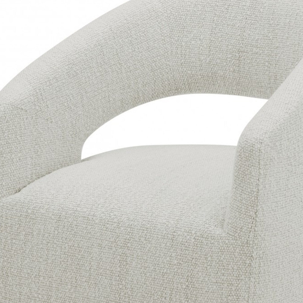 26" Cream Fabric Arm Chair-3
