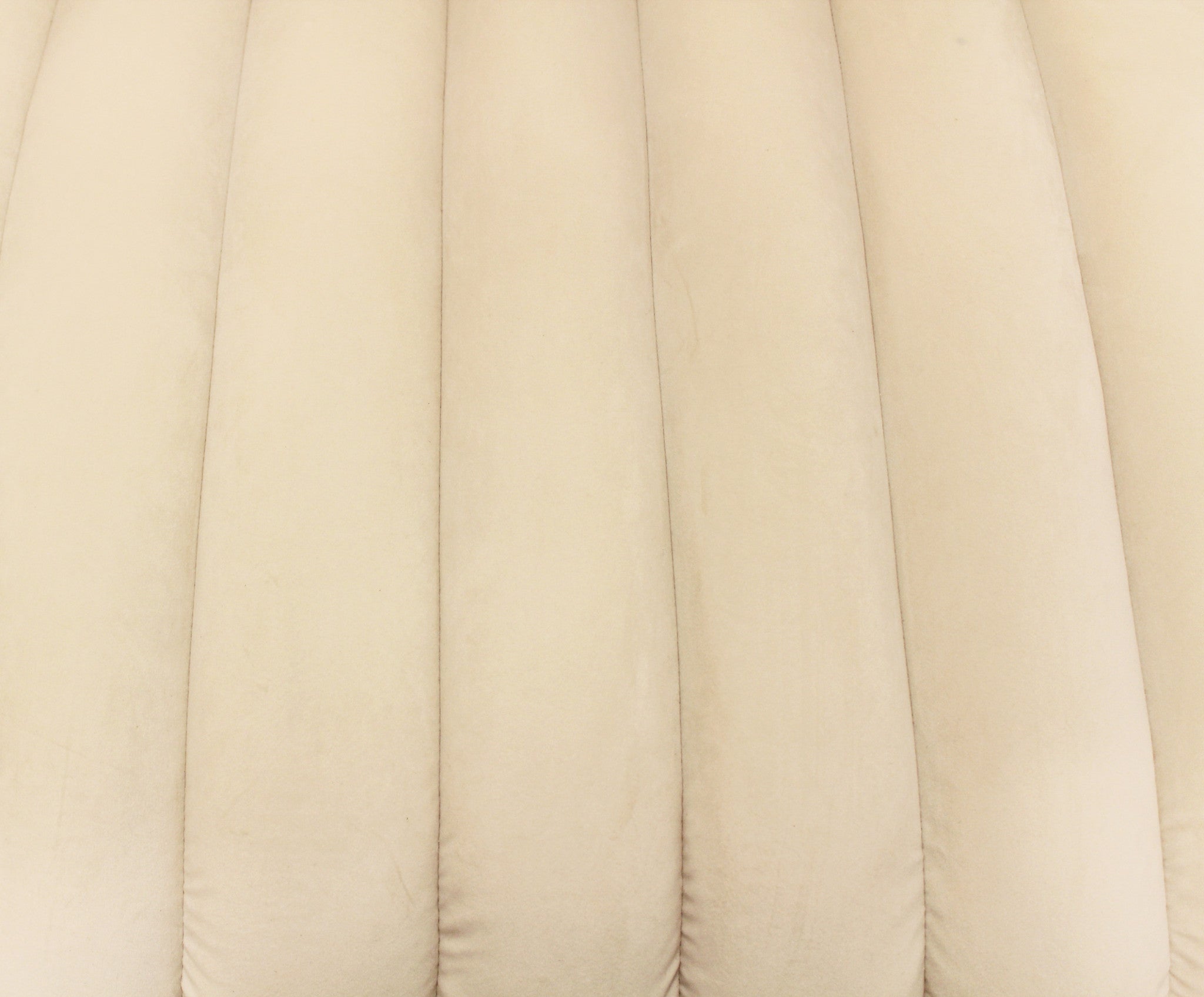 37" Ivory Velvet And Gold Solid Color Lounge Chair-8