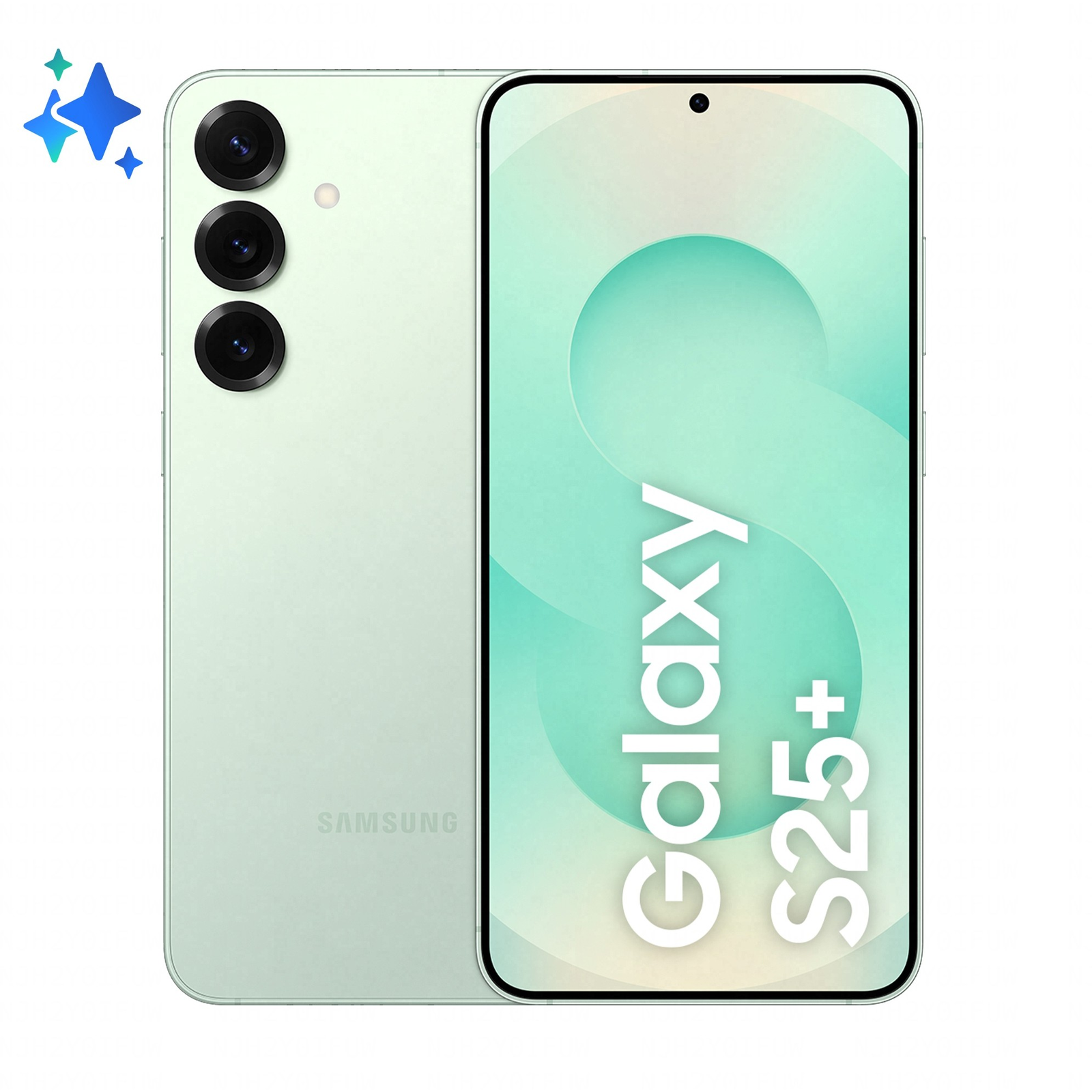 Samsung Galaxy S25+ 17 cm (6.7") Kettős SIM Android 15 5G USB C-típus 12 GB 256 GB 4900 mAh Mentazöld színű (SM-S936BLGDEUB)-0