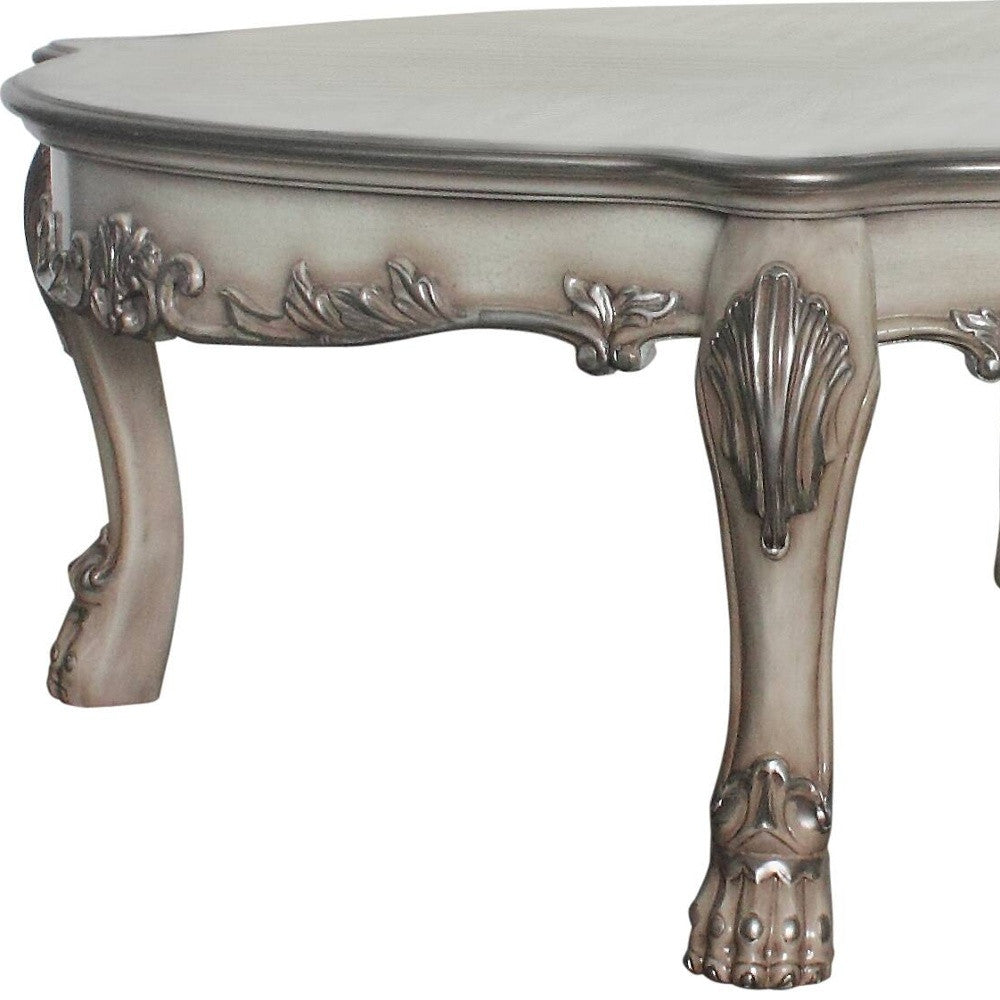 54" Bone Wood Coffee Table-3