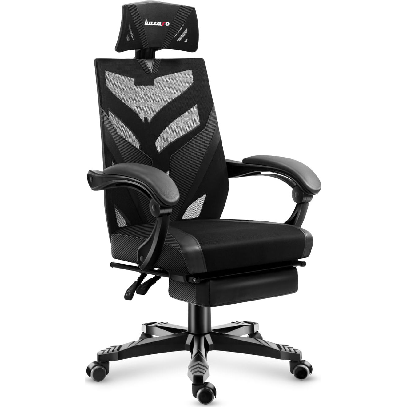 Huzaro Combat 5.0 PC gamer szék Háló ülés Fekete (HZ-Combat 5.0 Black)-0