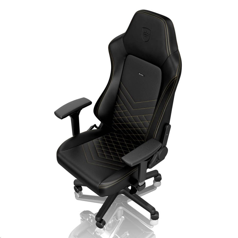 Гейминг стол, Noblechairs, черен (NBL-HRO-PU-GOL)-0
