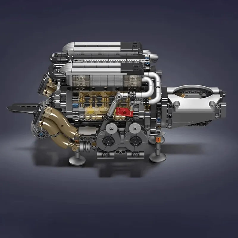 Motorised W16 Engine 951pcs-3