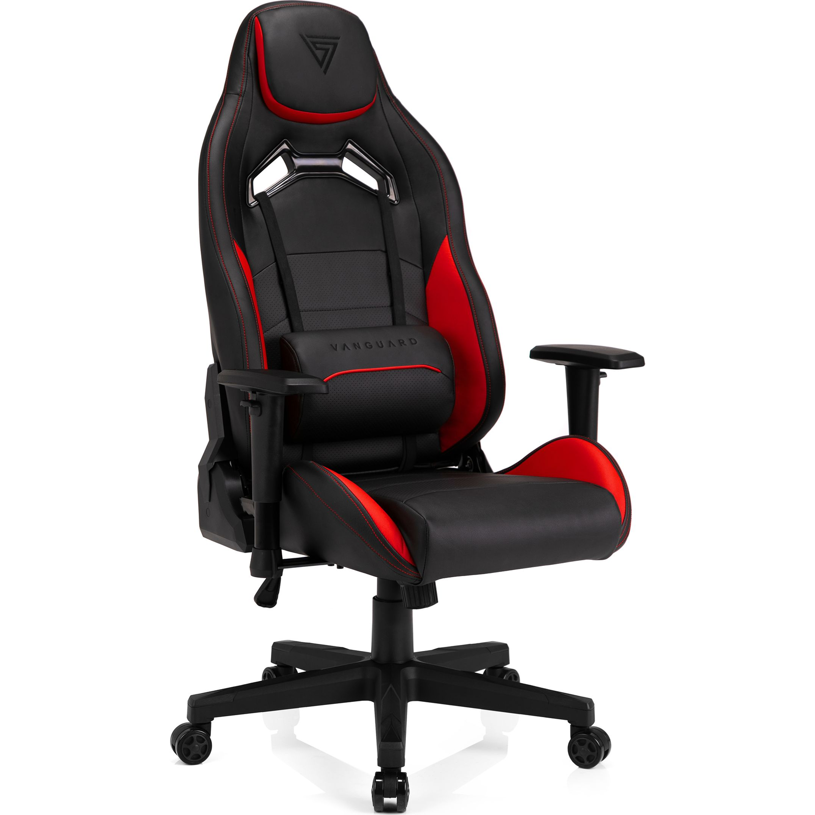 Fotel SENSE7 Vanguard czarno-czerwony (5902659841346)-0