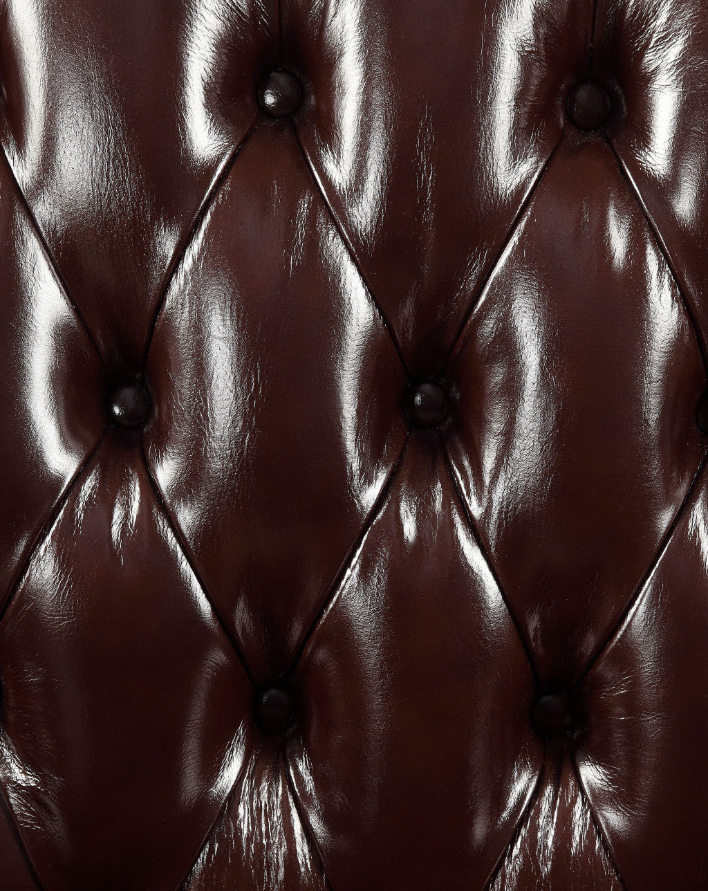 50" Espresso Faux Leather Tufted Wingback Chair And Toss Pillow-5