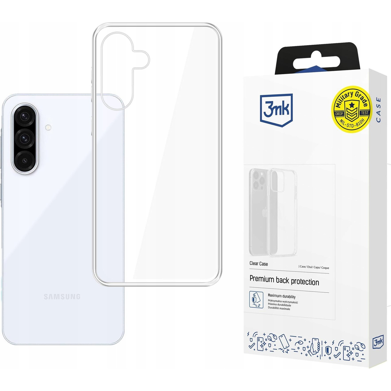 3MK Clear Case Samsung Galaxy A36 / A56 átlátszó (5903108620246)-0