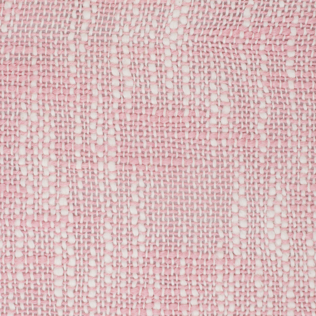 20" X 20" Pink Gray And White 100% Cotton Striped Zippered Pillow-8