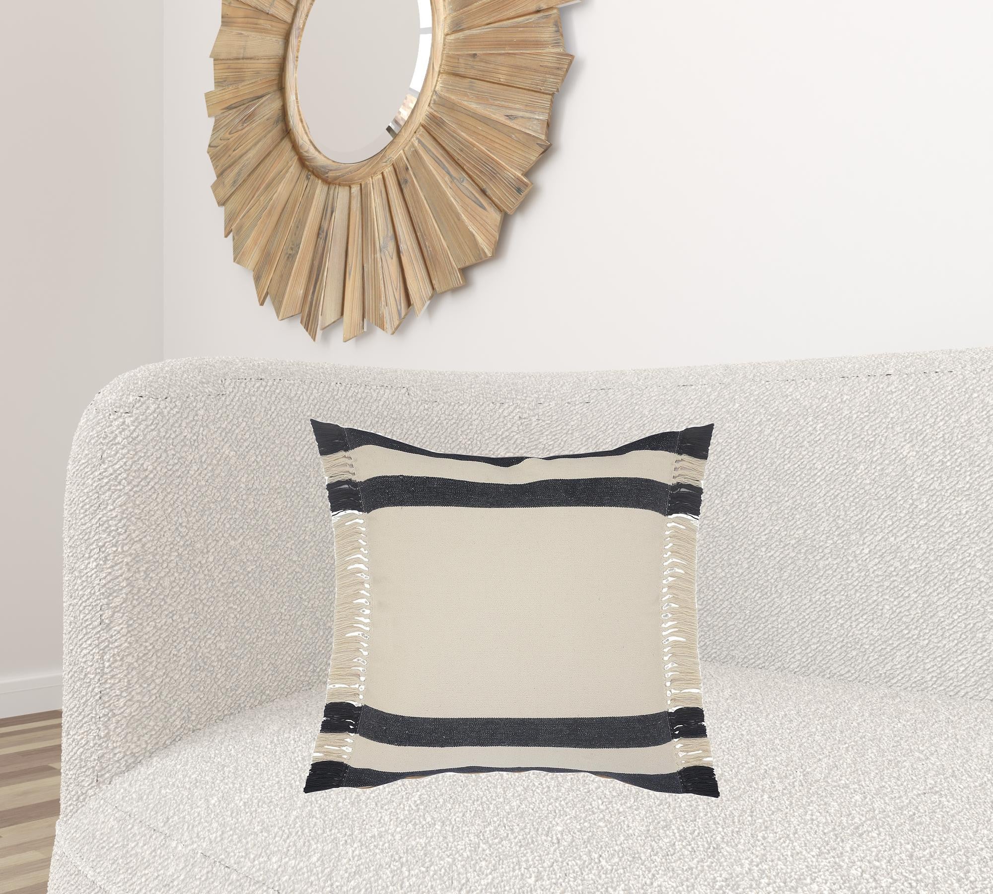 20" Blue and White Throw Pillow-5