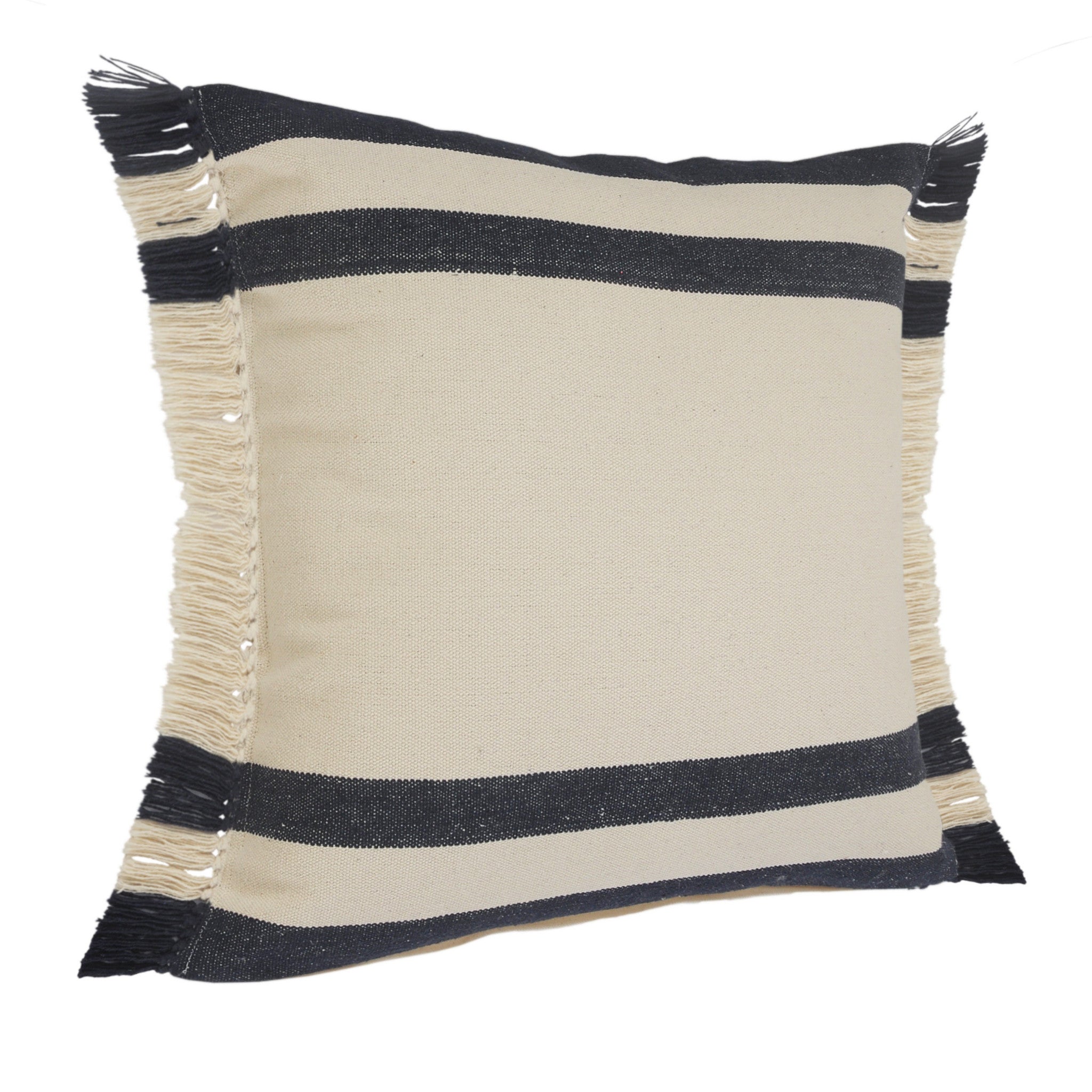 20" Blue and White Throw Pillow-1